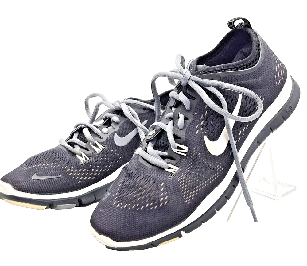Nike Free TR Fit 4 Women's Size 6.5 Running Shoes Black White 629496-001 Trainer